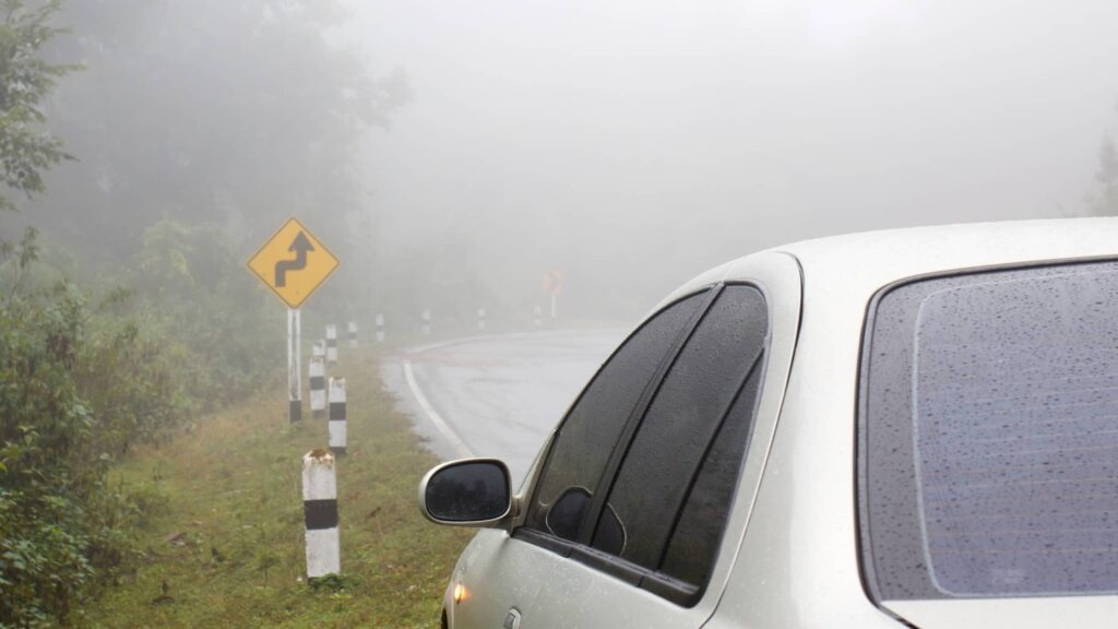 Navigating Roads in Foggy Weather