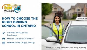 Read more about the article How to Choose the Right Driving School in Ontario