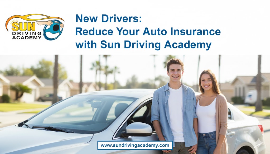 Read more about the article New Drivers: Reduce Your Auto Insurance with Sun Driving Academy