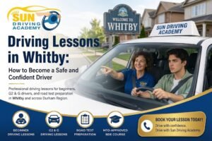 Read more about the article Driving Lessons in Whitby: How to Become a Safe and Confident Driver