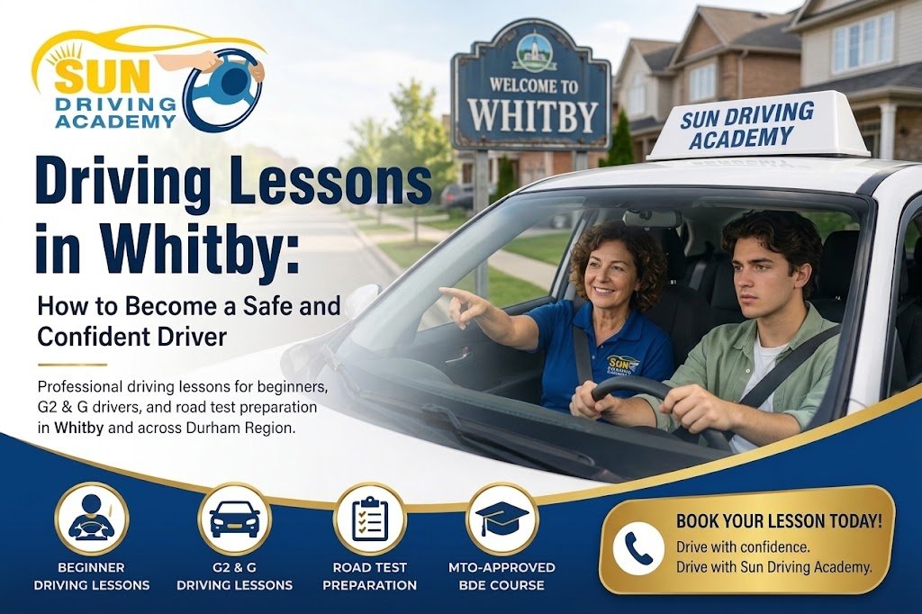 Read more about the article Driving Lessons in Whitby: How to Become a Safe and Confident Driver